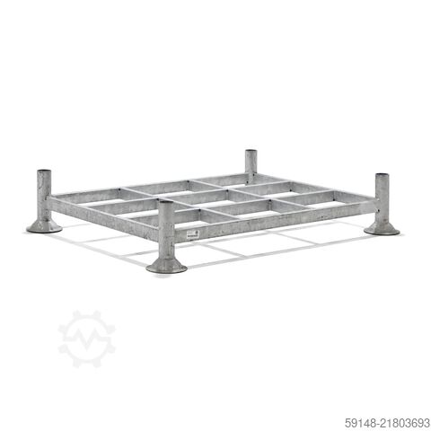 Used Mobile storage rack suitable for stanchions 60.3, L: 1550, W: 1200, H: 300 (mm). , L: Kruizinga 98-7341GB