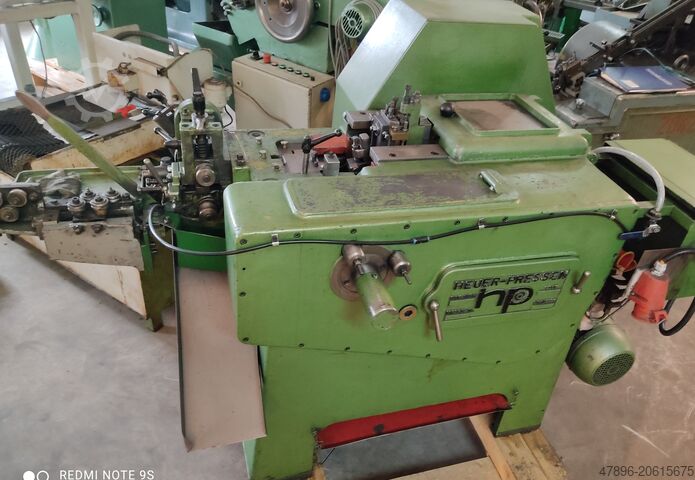 Screw manufacturing machine Heuer Hammer Doppeldruckpresse