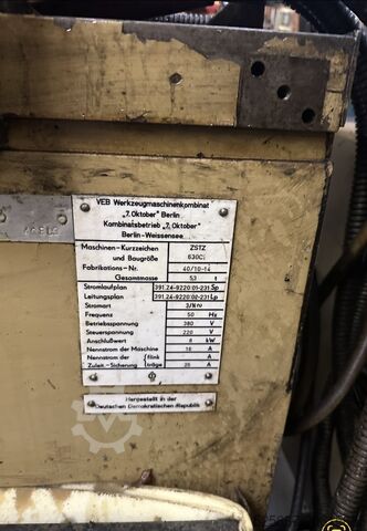 Gear grinding machine WMW Niles ZSTZ 630i