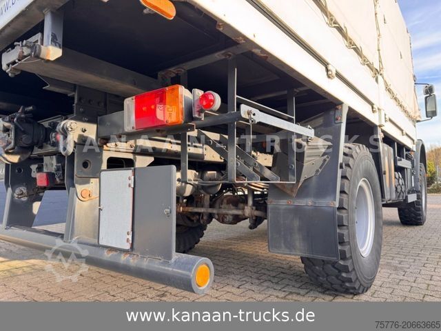 Flatbed truck with tarp IVECO 140 E240 Eurocargo 4x4 Miltär Camper Expedition