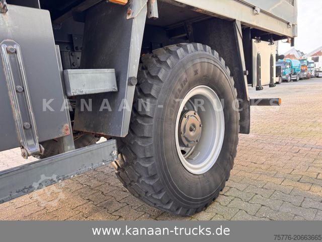 Flatbed truck with tarp IVECO 140 E240 Eurocargo 4x4 Miltär Camper Expedition