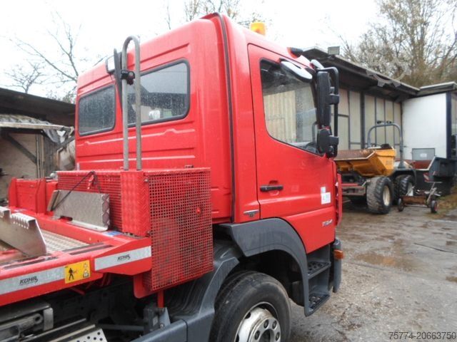 Skip truck MERCEDES-BENZ 1324 L/ MEILLER TELEABSETZKIPPER !!