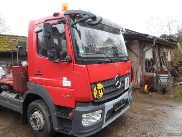 Skip truck MERCEDES-BENZ 1324 L/ MEILLER TELEABSETZKIPPER !!