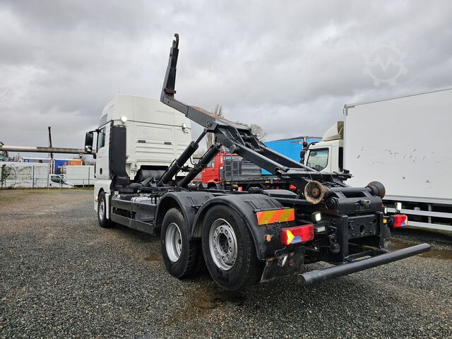 Roll-off tipper MAN TGX 26.440 Euro5, Defekt, Motor startet