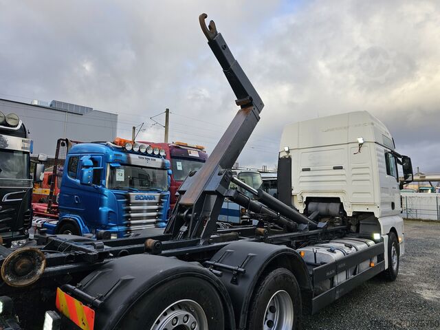 Roll-off tipper MAN TGX 26.440 Euro5, Defekt, Motor startet