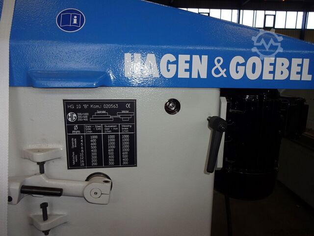 Tisch-Gewindeschneidmaschine HAGEN & GOEBEL HG 10