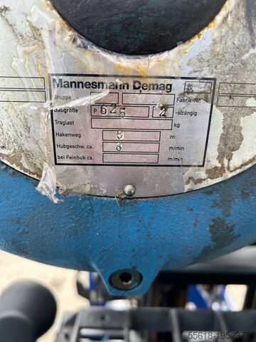 Brückenkran Bovenloop kraan enkelligger 5000kg 14580 Demag