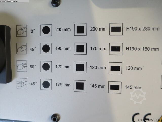 Bandsäge - horizontal AYEL-TECH CY 280 NL