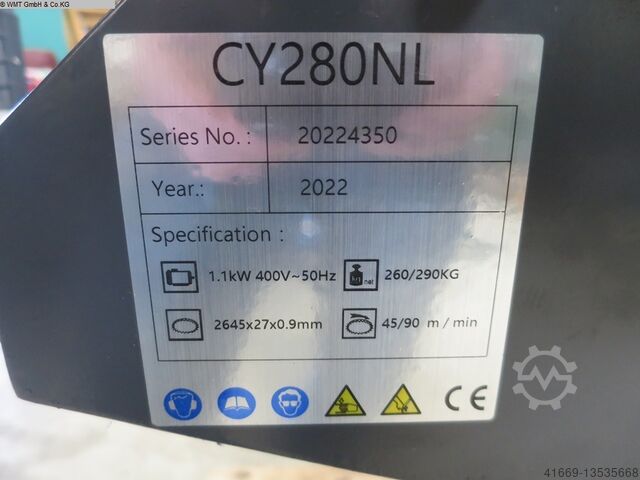 Bandsäge - horizontal AYEL-TECH CY 280 NL