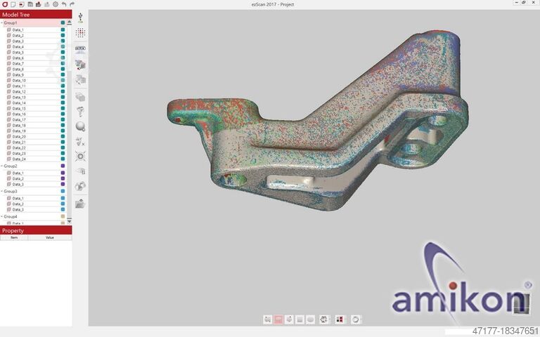 3D-Scanner Rexcan CS2 + 3-Achs Schwenktisch TA 300+