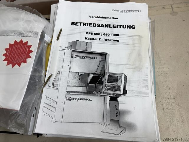 Universal machining center OPS INGERSOLL OPS 650