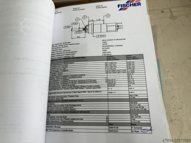 Universal machining center OPS INGERSOLL OPS 650