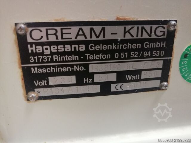Cream whipping machine Hagesana Cream King SE 3 6L