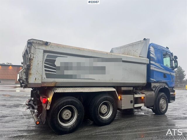 Kipper Scania R560 6x4 tipper truck, snow plough equipped, with