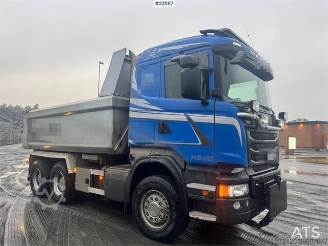 Kipper Scania R560 6x4 tipper truck, snow plough equipped, with