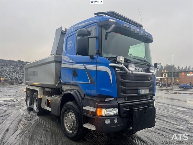 Kipper Scania R560 6x4 tipper truck, snow plough equipped, with