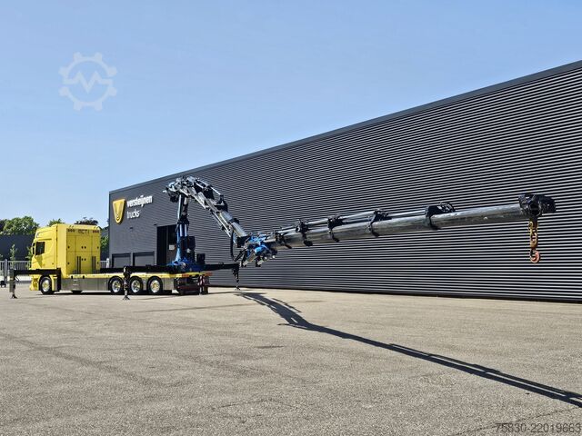 Loading platform Scania S580 V8 / 8x4 / FASSI 115 t/m CRANE / RETARDER