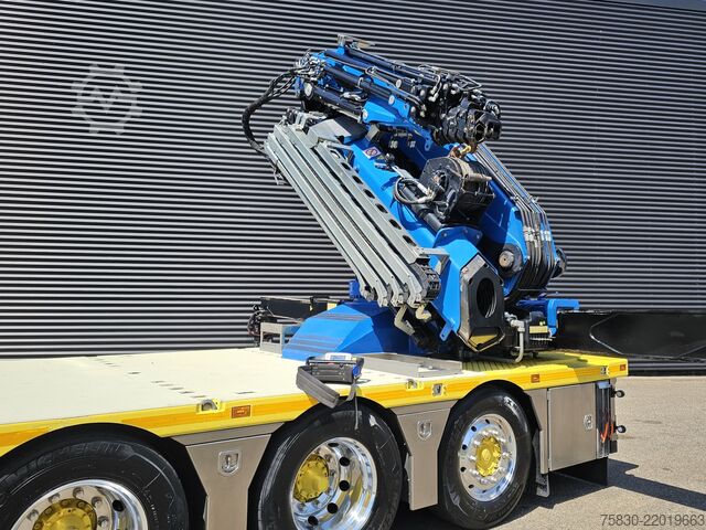 Loading platform Scania S580 V8 / 8x4 / FASSI 115 t/m CRANE / RETARDER