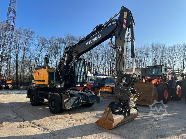 Mobilbagger HYUNDAI HW 160 A / Oil Quick / Pratzen