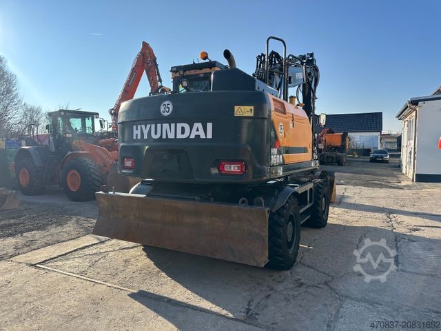 Mobilbagger HYUNDAI HW 160 A / Oil Quick / Pratzen