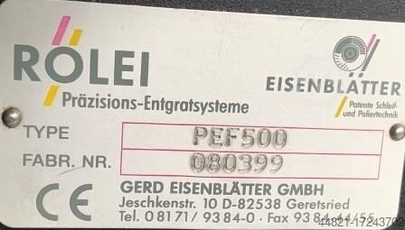 Deburring and bevelling machine ROLEI PEF 500