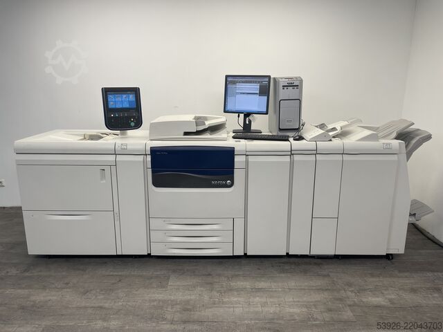Digital print machine Xerox Colour J75 Press, incl. Fiery, paper deck, bros-finisher