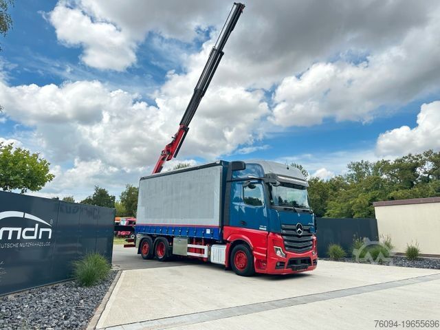 Autokran MERCEDES-BENZ Actros 2548 6x2 Pritsche KRAN Edscha lift/lenk
