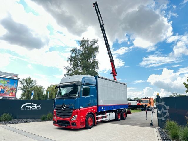Autokran MERCEDES-BENZ Actros 2548 6x2 Pritsche KRAN Edscha lift/lenk