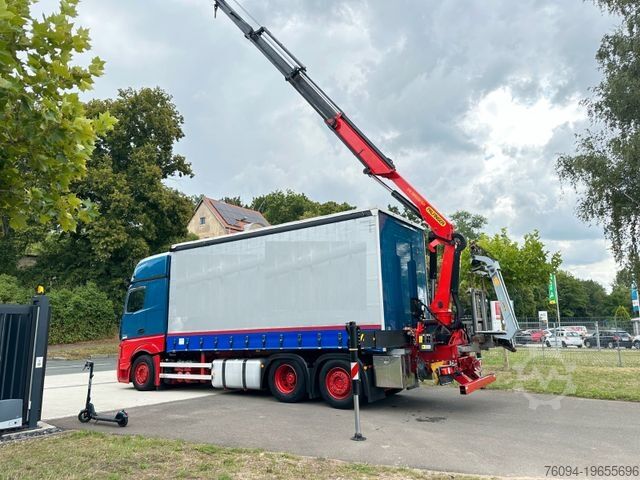 Autokran MERCEDES-BENZ Actros 2548 6x2 Pritsche KRAN Edscha lift/lenk