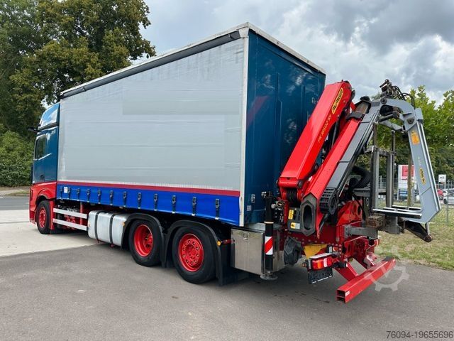 Autokran MERCEDES-BENZ Actros 2548 6x2 Pritsche KRAN Edscha lift/lenk