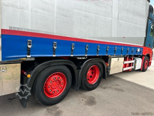 LKW mit Pritsche (offen) MERCEDES-BENZ Actros 2548 6x2 Pritsche KRAN Edscha lift/lenk