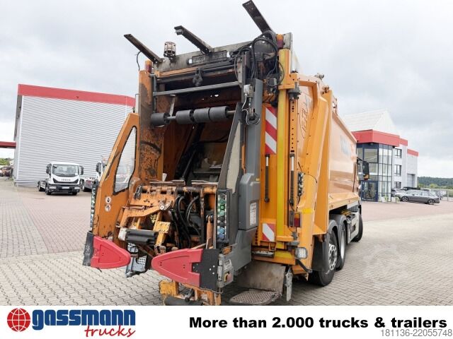 Garbage truck MAN TGS 26.320 6x2-4 BL, Lenk-/Liftachse, HS-Terberg