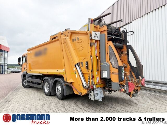 Garbage truck MAN TGS 26.320 6x2-4 BL, Lenk-/Liftachse, Navi,