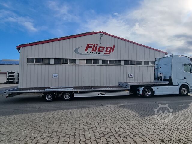 Auflieger mit offener Pritsche FLIEGL 2-Achs Mega Plateau Jumbo SZS 290