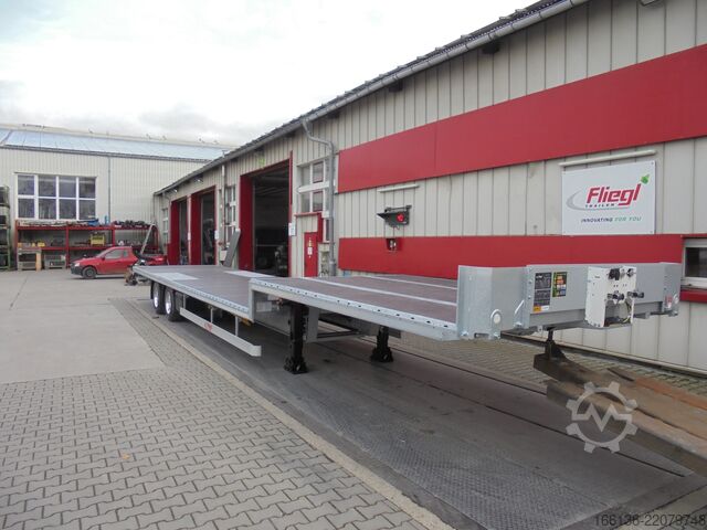 Auflieger mit offener Pritsche FLIEGL 2-Achs Mega Plateau Jumbo SZS 290