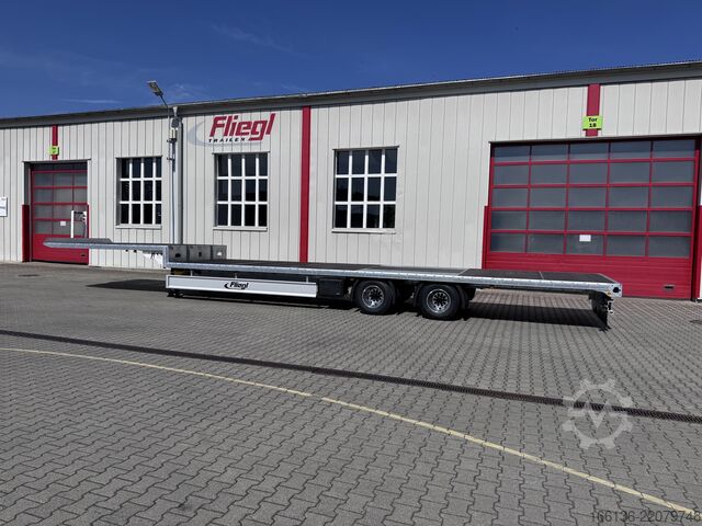 Auflieger mit offener Pritsche FLIEGL 2-Achs Mega Plateau Jumbo SZS 290