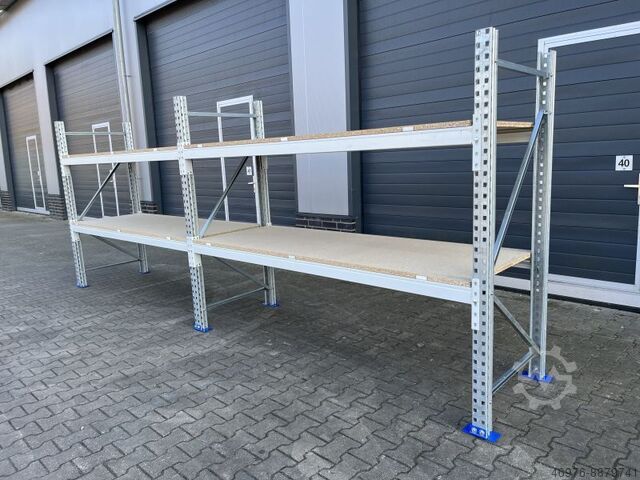 Palettenregal Hochregal Lagerregal SSI SchÀfer PR600/ 2,55 lfm./ StÀnder: 2.350 x 800 mm/ Traversen: 2.400 mm