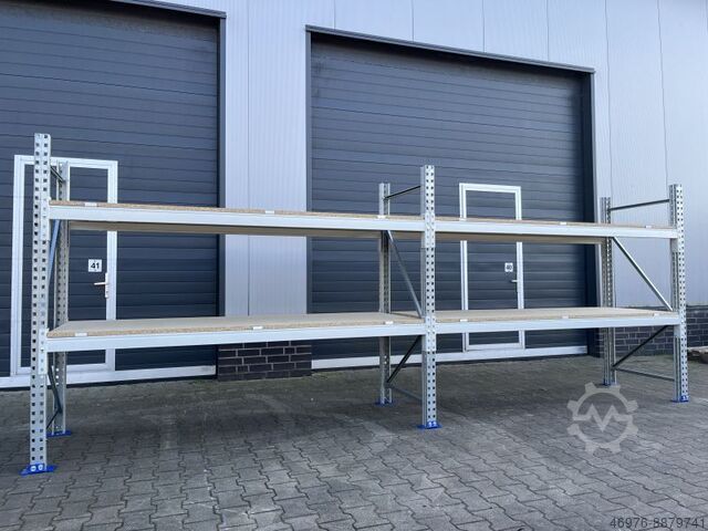 Palettenregal Hochregal Lagerregal SSI SchÀfer PR600/ 2,55 lfm./ StÀnder: 2.350 x 800 mm/ Traversen: 2.400 mm