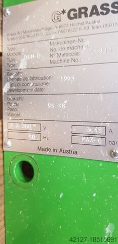 Fitting and hole drilling machine Grass BBM-R