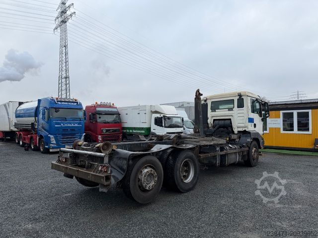 Roll-off tipper truck MAN TGS 26.360 6x2 Lenk/Lift Meiller Abroller