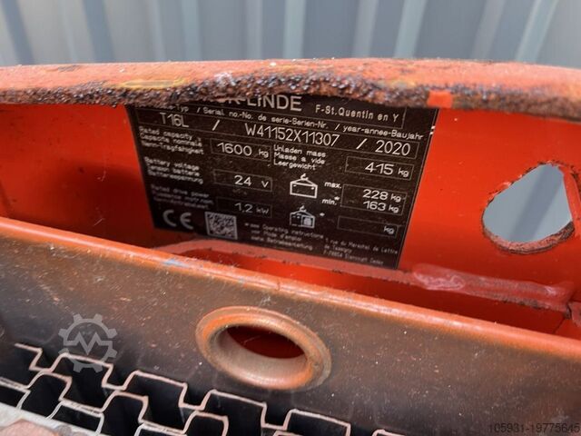 Electric Pallet Truck Linde T16L