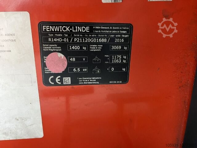 Reach Truck Linde R14HD-01