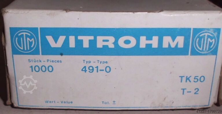 Widerstand Beyschlag und andere Verschiedene Typen