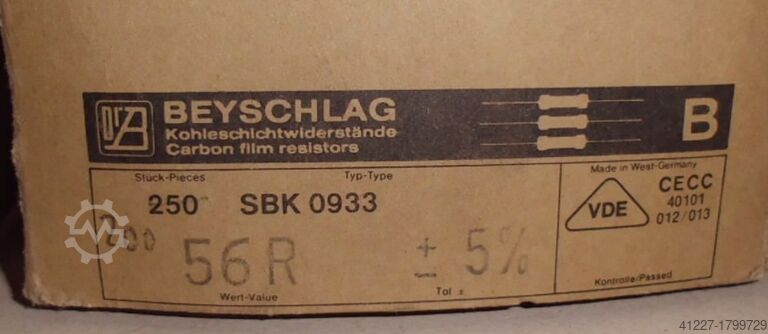 Widerstand Beyschlag und andere Verschiedene Typen