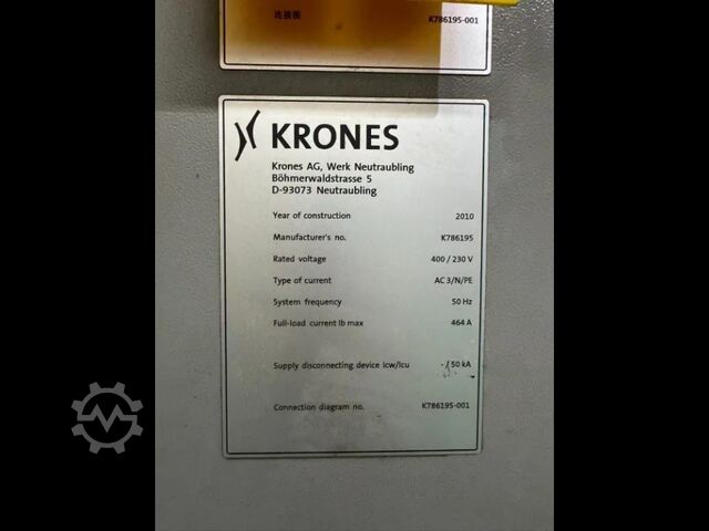 Used complete hot filling line Krones in PET - 24000 BPH CFT 