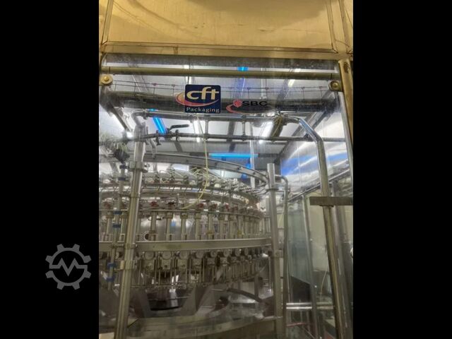 Used complete hot filling line Krones in PET - 24000 BPH CFT 