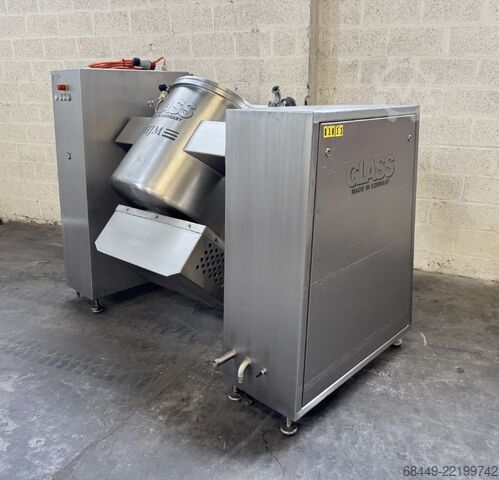 Vacuum mixer / tumbler 300 L. Type VSM/F Glass Vacuümmenger / -tumbler 300 L.