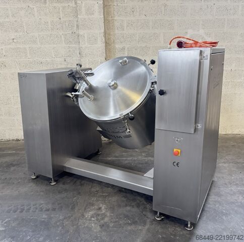 Vacuum mixer / tumbler 300 L. Type VSM/F Glass Vacuümmenger / -tumbler 300 L.