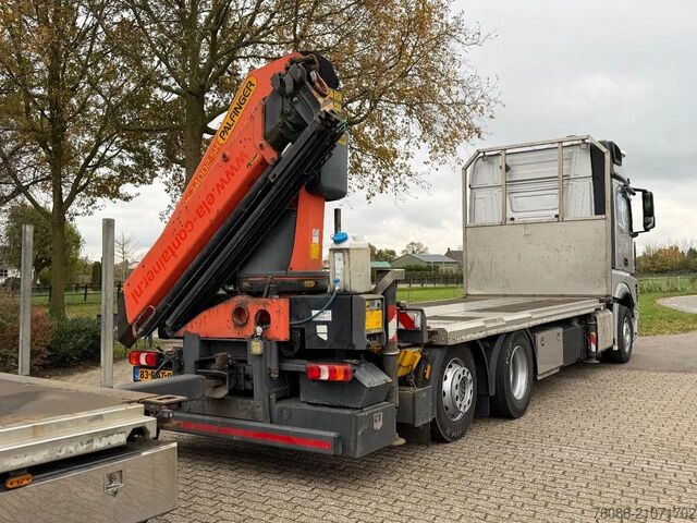 Kranwagen Mercedes-Benz Actros 2640 PALFINGER 34TM CRANE/GRUE!!RADIO RE...