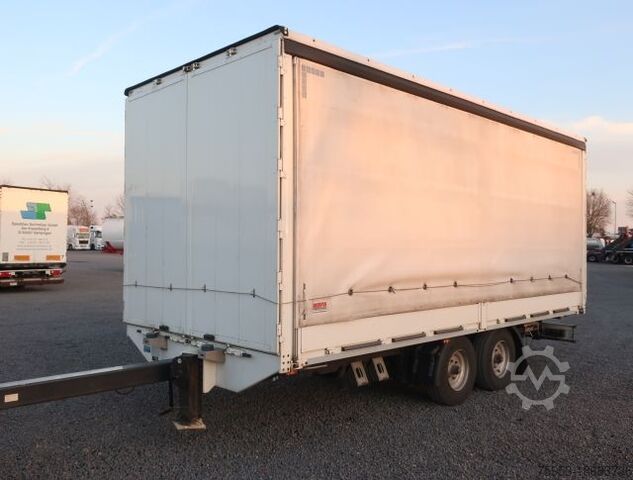 Anhänger mit Pritsche & Plane Wefa Tandem Schiebeplane durchladbar BPW